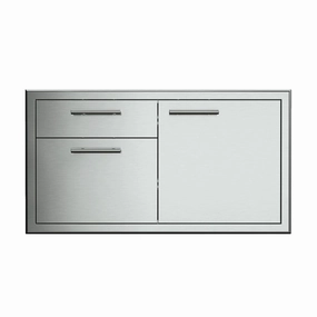 Xo Appliance XOG42COMBO 42In Single Roll Out Door And Drawer Storage,outdoor grill storage cabinet