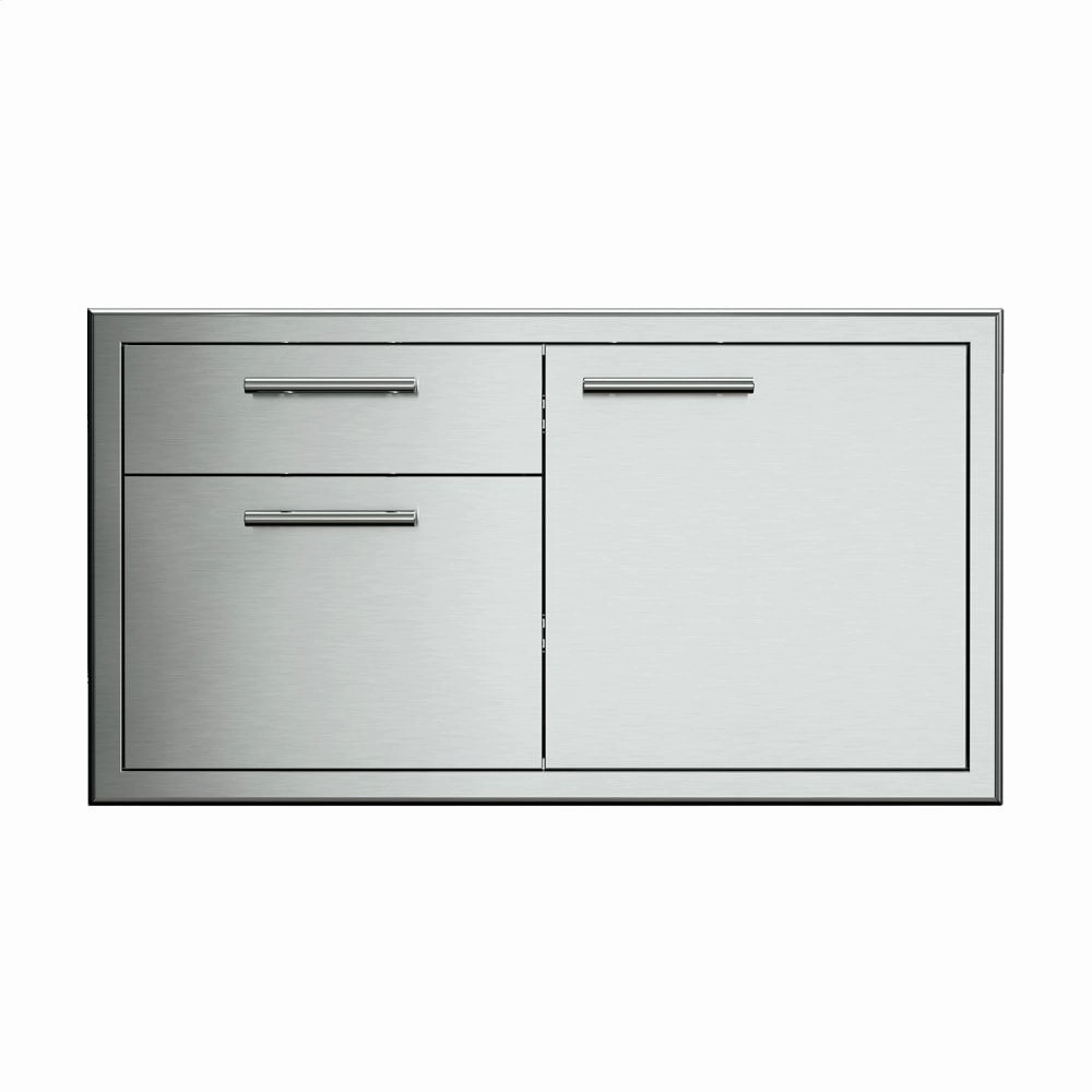 Xo Appliance XOG42COMBO 42In Single Roll Out Door And Drawer Storage,outdoor grill storage cabinet