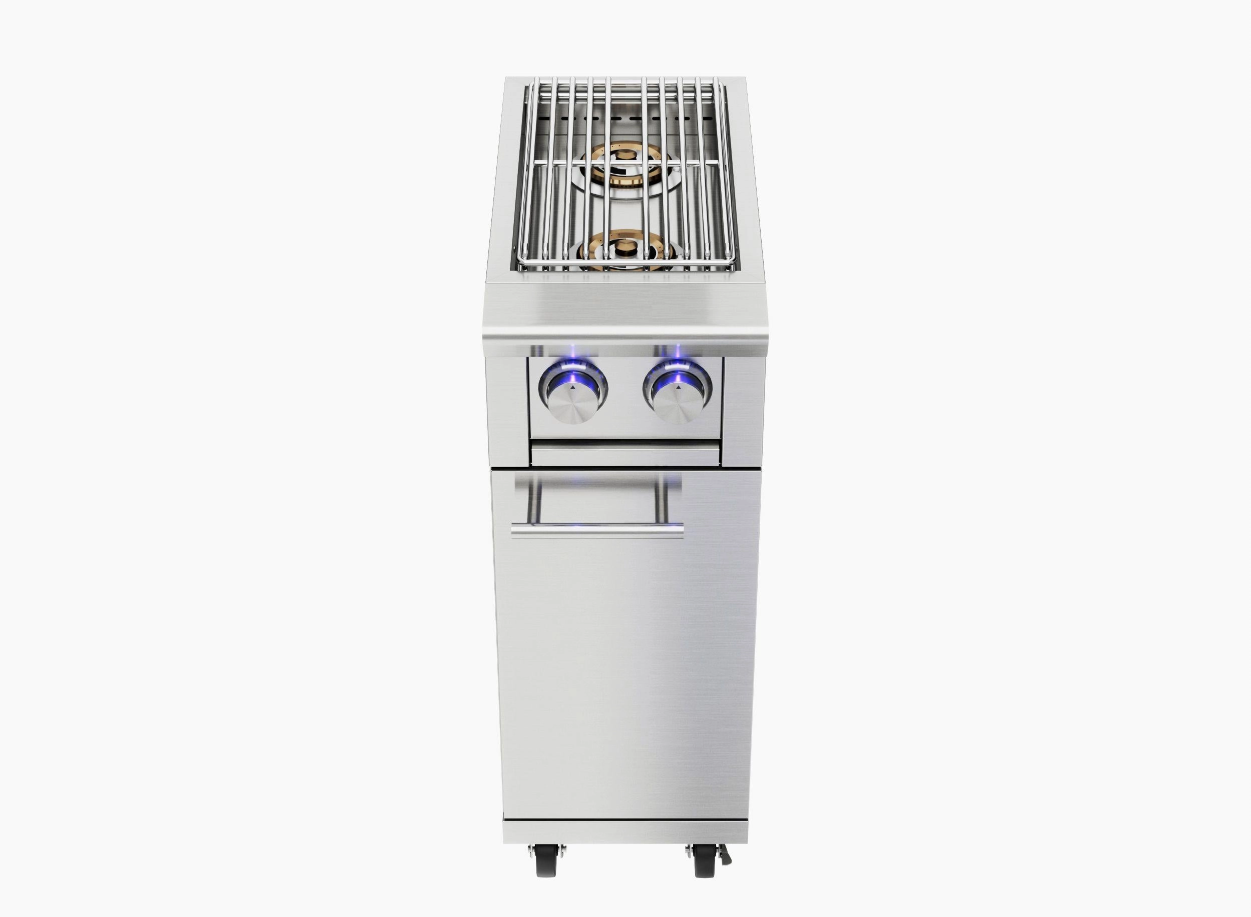 Xo Appliance XOGCARTSBXLT Cart With Side Burner (Add To Grill Cart/Ships Lp With Ng Conversion Kit) Barbeque Grill Accessories,grill tool set