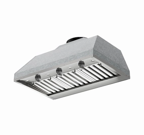 Xo Appliance XOGVIL36S Outdoor Custom Insert For A 36" Wide Custom Hood, 1200 Cfm, Led Lights, Pro Baffle Filters Outdoor Hoods,outdoor vent hood