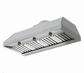 Xo Appliance XOGVIL48S Outdoor Custom Insert For A 48" Wide Custom Hood, 1200 Cfm, Led Lights, Pro Baffle Filters Ventilation Range Hoods high suction kitchen exhaust hood