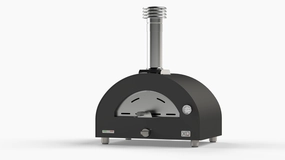 Xo Appliance XOPIZZA1GASCAN Tabletop Gas Fired Pizza Oven Carbona (Black),, Ng Natural Gas Barbeque Grills,natural gas outdoor grill