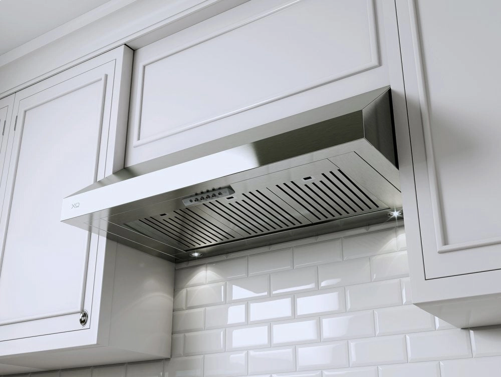 Xo Appliance XOT24S 600 Cfm 24" Under Cabinet Italian Made Pro Style Hood Stainless