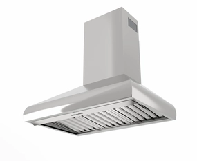 Xo Appliance XOVW30SC 30In Pro Wall Chimney Hood Ss Rounded Lip 600/395 Cfm Ventilation Range Hoods high suction kitchen exhaust hood