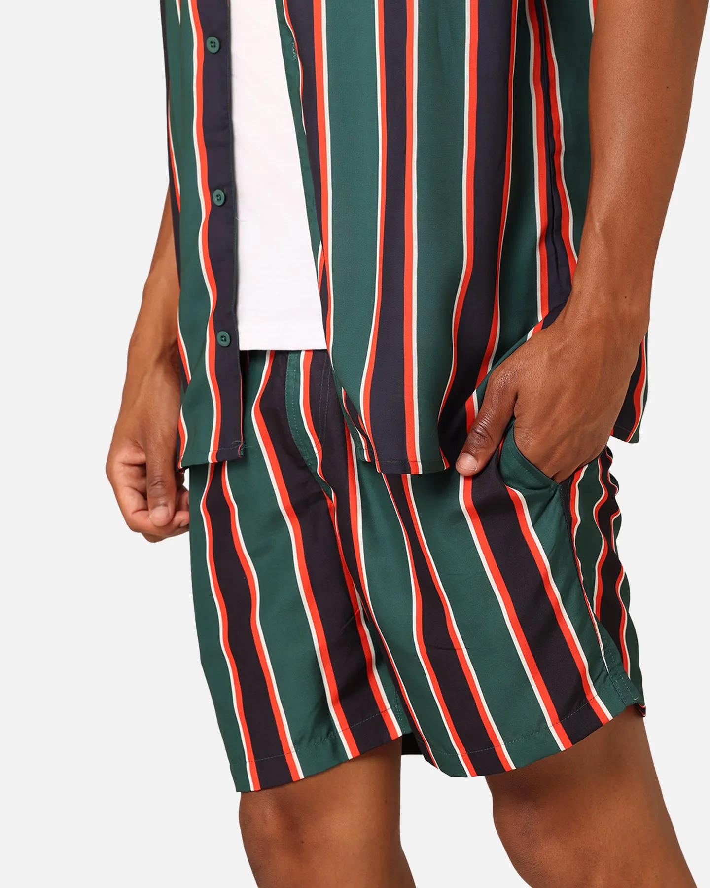 XXIII Steven Stripe Shorts Multi/Black