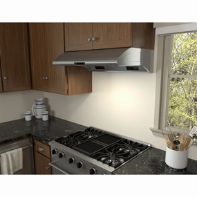 Zephyr AK2136BS 36" Typhoon Undercabinet Hood With 850 Cfm Blower, 6 Speed Levels Ventilation Range Hoods high suction kitchen exhaust hood