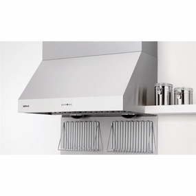 Zephyr AK7548BS 48" Tempest Ii Wall Hood With 650 Cfm Blower, 6 Speed Levels, Act Ventilation Range Hoods high suction kitchen exhaust hood