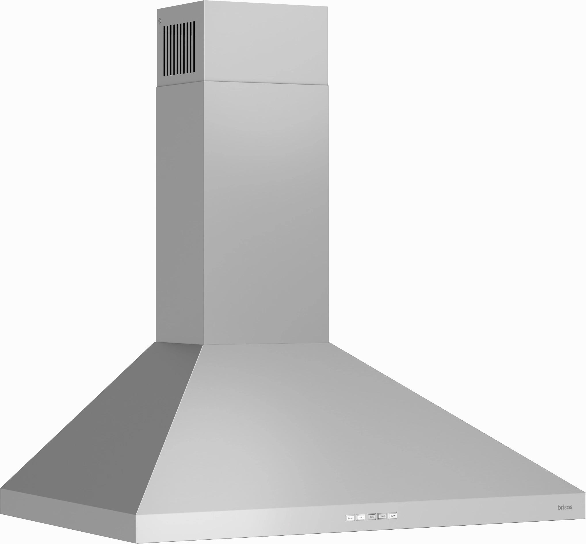 Zephyr BVEE30CS Brisas Traditional Pyramid Wall, 30" Ss, Act, Led