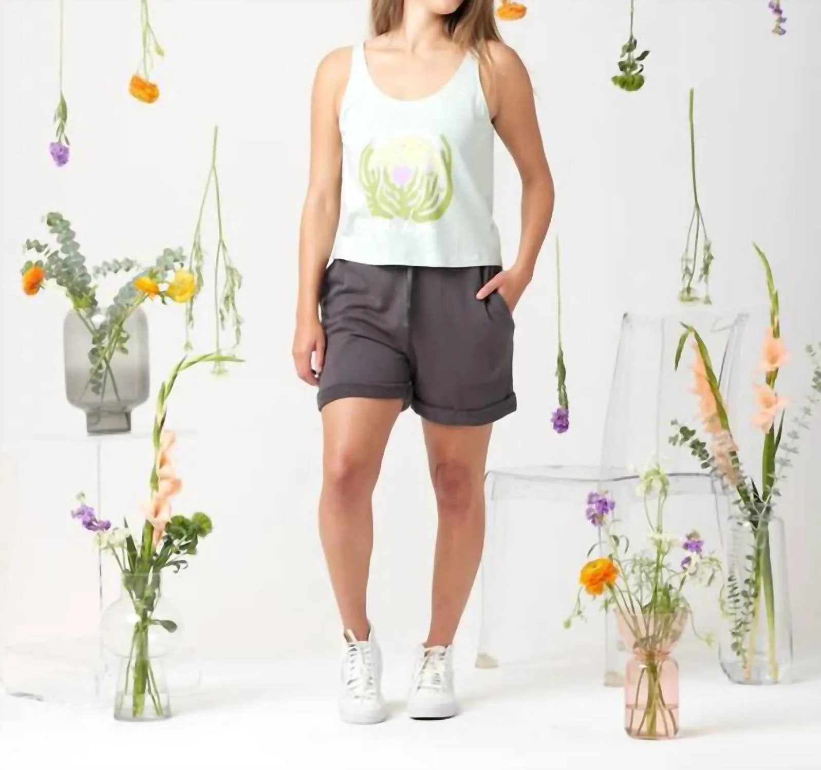 Zion Shorts In Charcoal